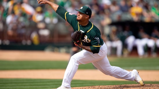 Frankie Montas parlays new pitch into spot in A’s rotation