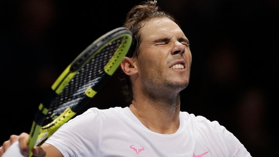 Nadal saves match point v Medvedev for 1st win at ATP Finals