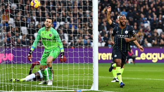 Sane stars as Man City beats West Ham 4-0 in EPL