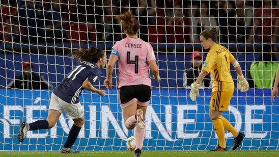 Argentina overcomes late 3-goal deficit, knocks out Scotland