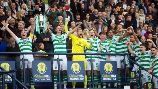 Celtic beats Hearts in Cup final to win ‘triple treble’
