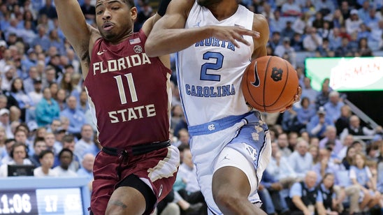 Johnson, Maye lead No. 8 UNC past No. 16 FSU, 77-59