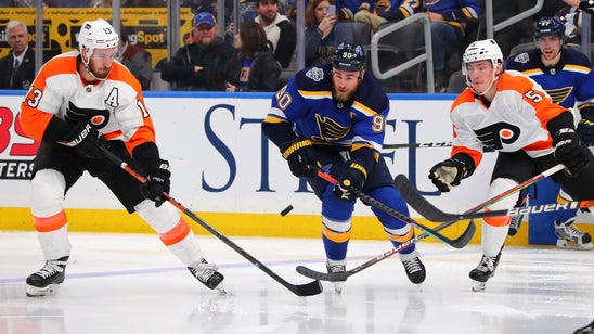 Voracek scores in OT, Flyers beat Blues 4-3