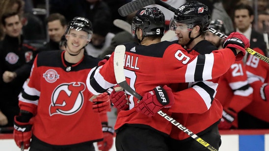 Taylor Hall has 2 goals, 2 assists as Devils beat Penguins