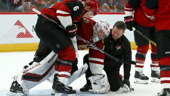Coyotes goalie Kuemper week to week with lower-body injury