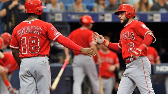 Morton's streak ends as Angels beat Rays 5-3