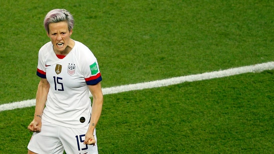 Rapinoe scores twice to lead US past France 2-1 in World Cup