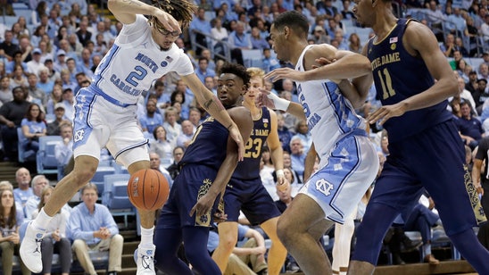 Cole Anthony leads No. 9 North Carolina past Notre Dame