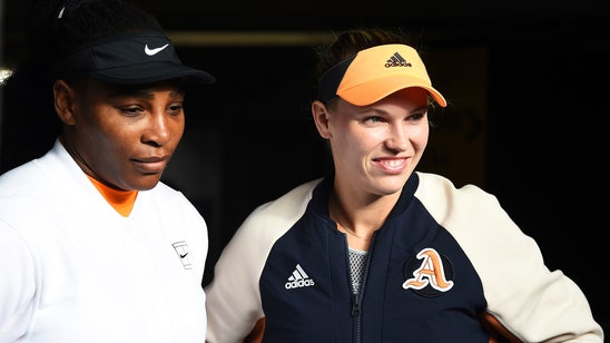 Serena Williams, Wozniacki win again in Auckland in doubles