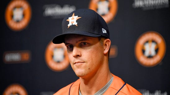 Greinke eager to watch and learn with AL West-leading Astros