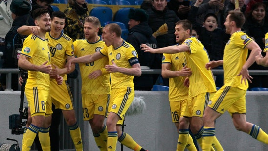 Kazakhstan beats Scotland 3-0 as European qualifying starts