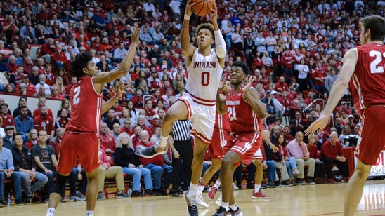 Langford scores 22, Hoosiers beat No. 19 Badgers in 2OT