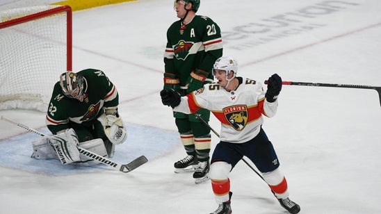 Acciari scores late to give Panthers 5-4 win over Wild