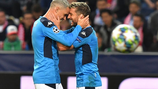 Mertens moves ahead of Maradona in Napoli win over Salzburg