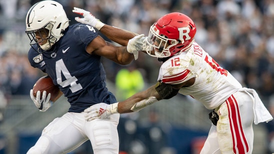 Brown's 3 TDs lead No. 12 Penn State over Rutgers 27-6