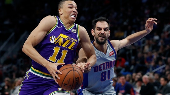 Jazz rally past Pistons, then hold on late for 110-105 win