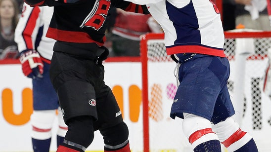 Svechnikov in concussion protocol after fight with Ovechkin