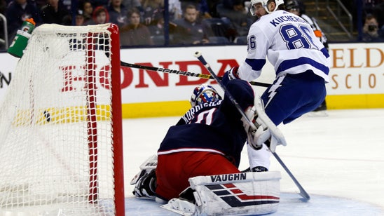 Kucherov has 5 points as Lightning beat Blue Jackets 5-1