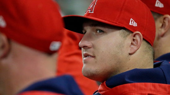 Mike Trout scratched, day-to-day with tight left hamstring