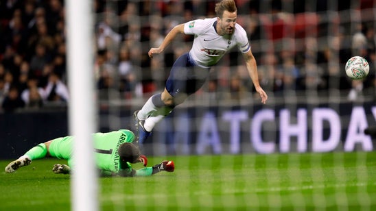 Kane gives Tottenham advantage over Chelsea in cup semifinal