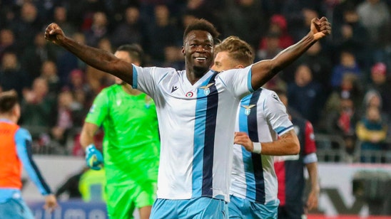 Title contender Lazio beats Cagliari 2-1 with late goals