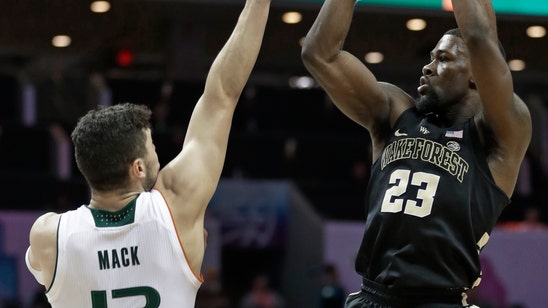 Miami topples Wake Forest 79-71 in ACC Tournament