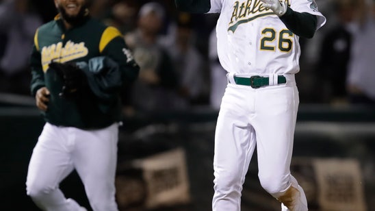 Chapman's 3-run homer in 9th rallies A's past Rays 5-4