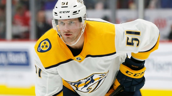 Watson to return to Predators for 1st time since suspension