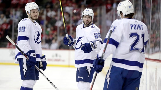 Kucherov  has goal, 3 assists as Lightning beat Devils 5-1