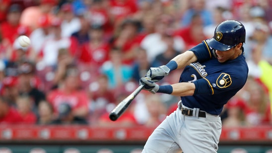 Brewers' Yelich (back) pulls out of HR Derby, A's Chapman in