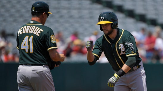 Lowrie homers, exceeds 1,000 career hits as A’s edge Angels