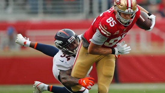 George Kittle’s 85-yard touchdown reception helps lift 49ers