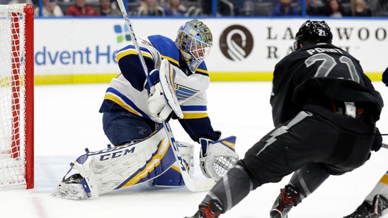 Schenn scores in OT, Blues beat Lightning 1-0