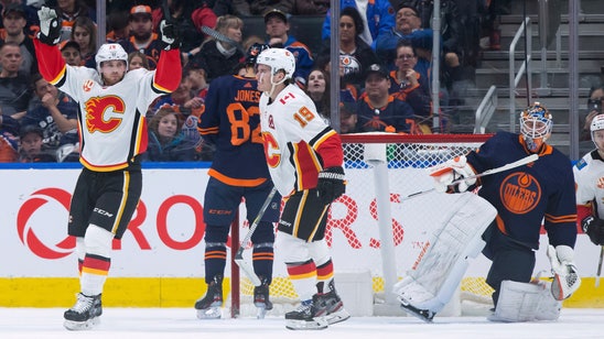 Mangiapane leads Flames past Oilers 5-1
