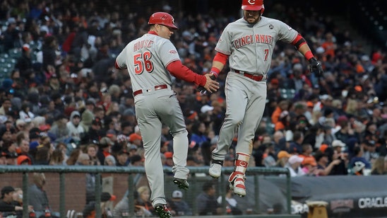 Dietrich breaks tie, Suarez and Puig homer as Reds top SF