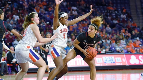 Boston leads No. 5 South Carolina to 84-48 win over Clemson