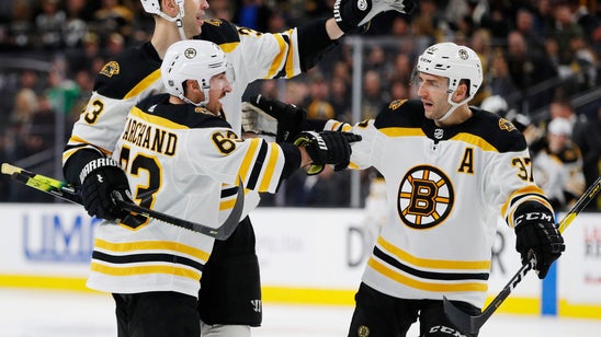 The Latest: Bruins’ Cassidy says Marchand will play Game 1