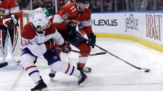 Huberdeau has 4-point game, Panthers beat Canadiens 6-5
