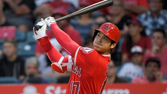 Ohtani, Upton hit Halos past Tigers 11-5 on Trout’s birthday