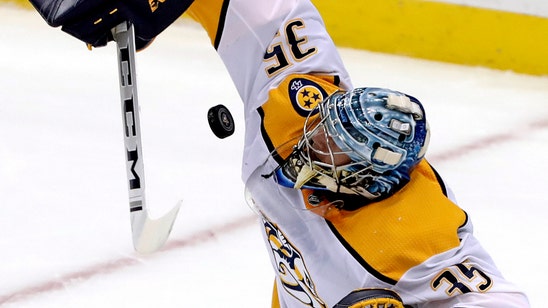 Rinne leads Predators to 3-1 win over Penguins