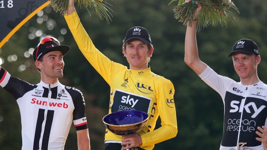 Geraint Thomas’ Tour de France trophy stolen at cycling show