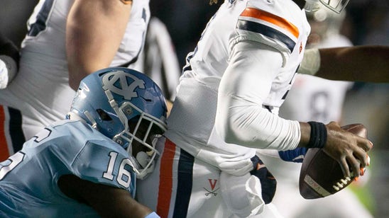 Perkins has 5 TDs, leads Virginia past North Carolina 38-31