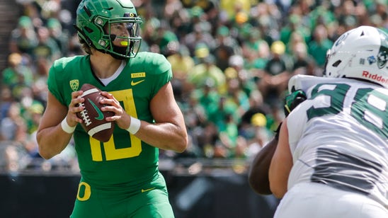 Herbert has 4 TDs, No. 23 Oregon beats Portland State 62-14