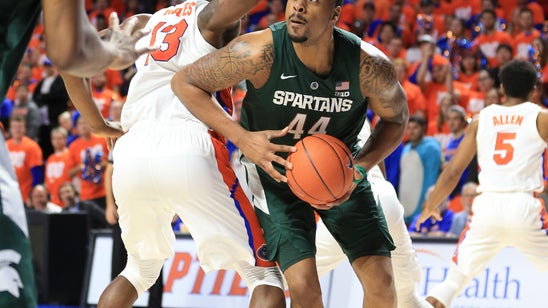 No. 10 Michigan State holds off Florida late, wins 63-59