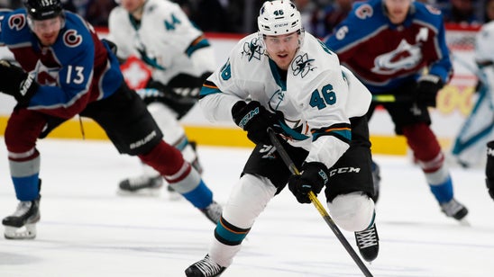 Grubauer makes 27 saves, Avalanche blank Sharks 4-0