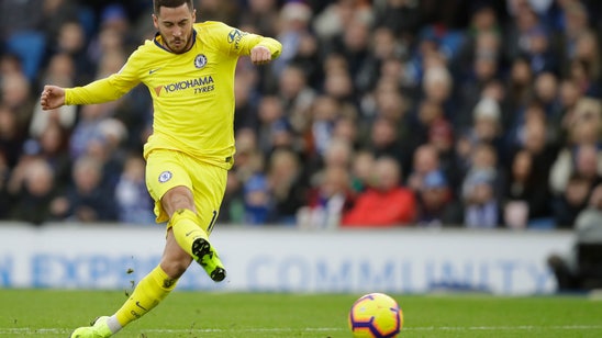 Hazard stars in Chelsea’s 2-1 win at Brighton in EPL