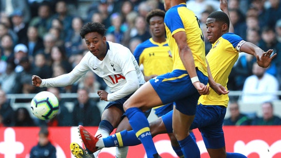 Bennett scores 1st-ever goal at new Tottenham stadium