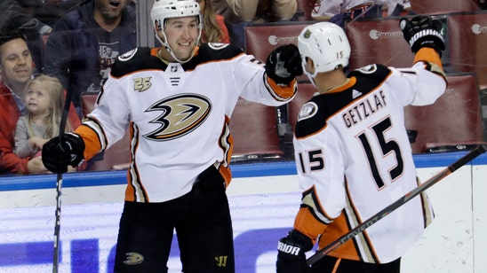 Nick Ritchie scores twice, Ducks beat Panthers 3-2