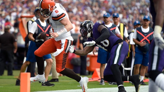 Mayfield and Chubb combine to carry Browns past Ravens 40-25