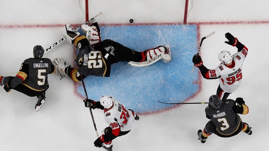 Marchessault’s OT penalty shot lifts Vegas past Ottawa 3-2